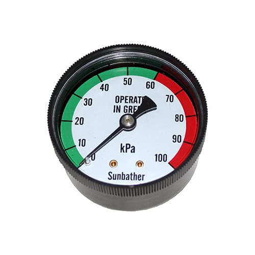 Sunbather pressure gauge