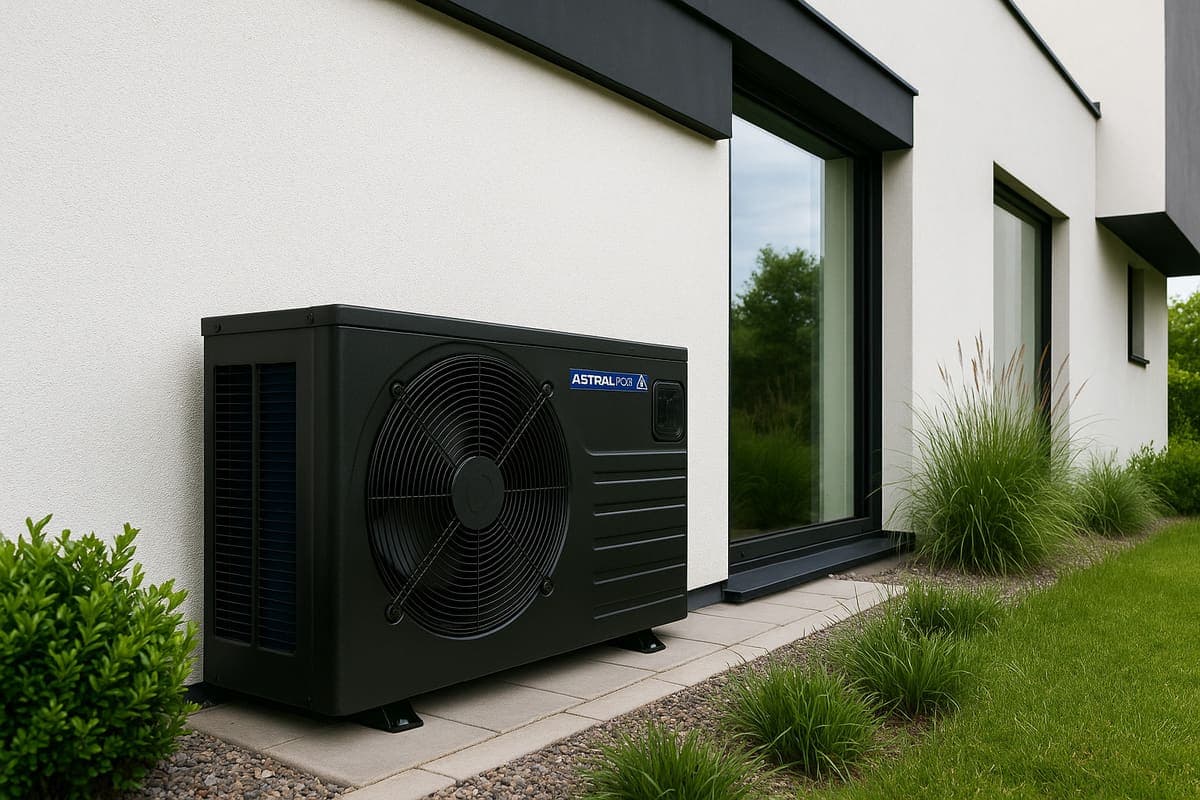 Electric heat pump pool heater